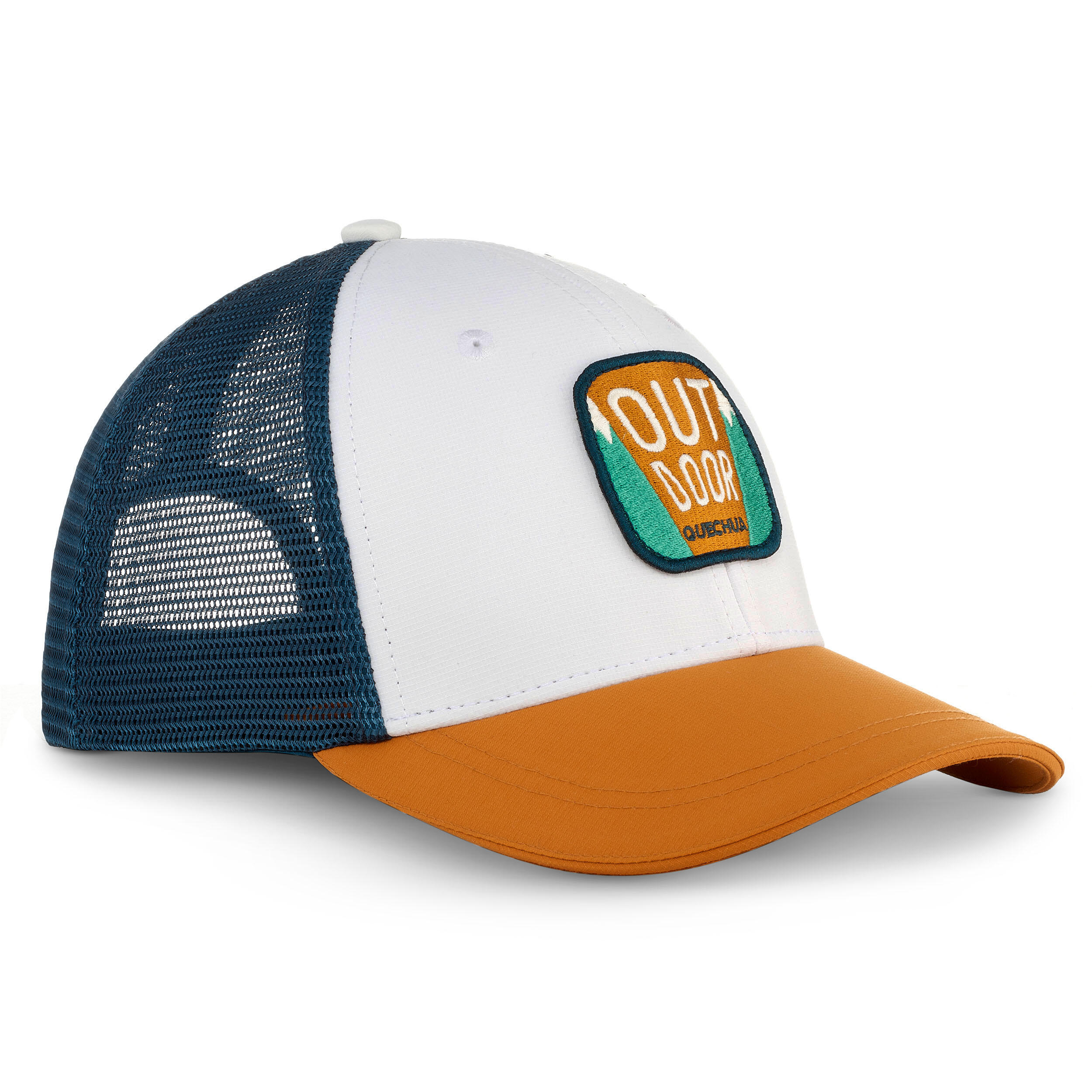 Children's white trucker cap MH100