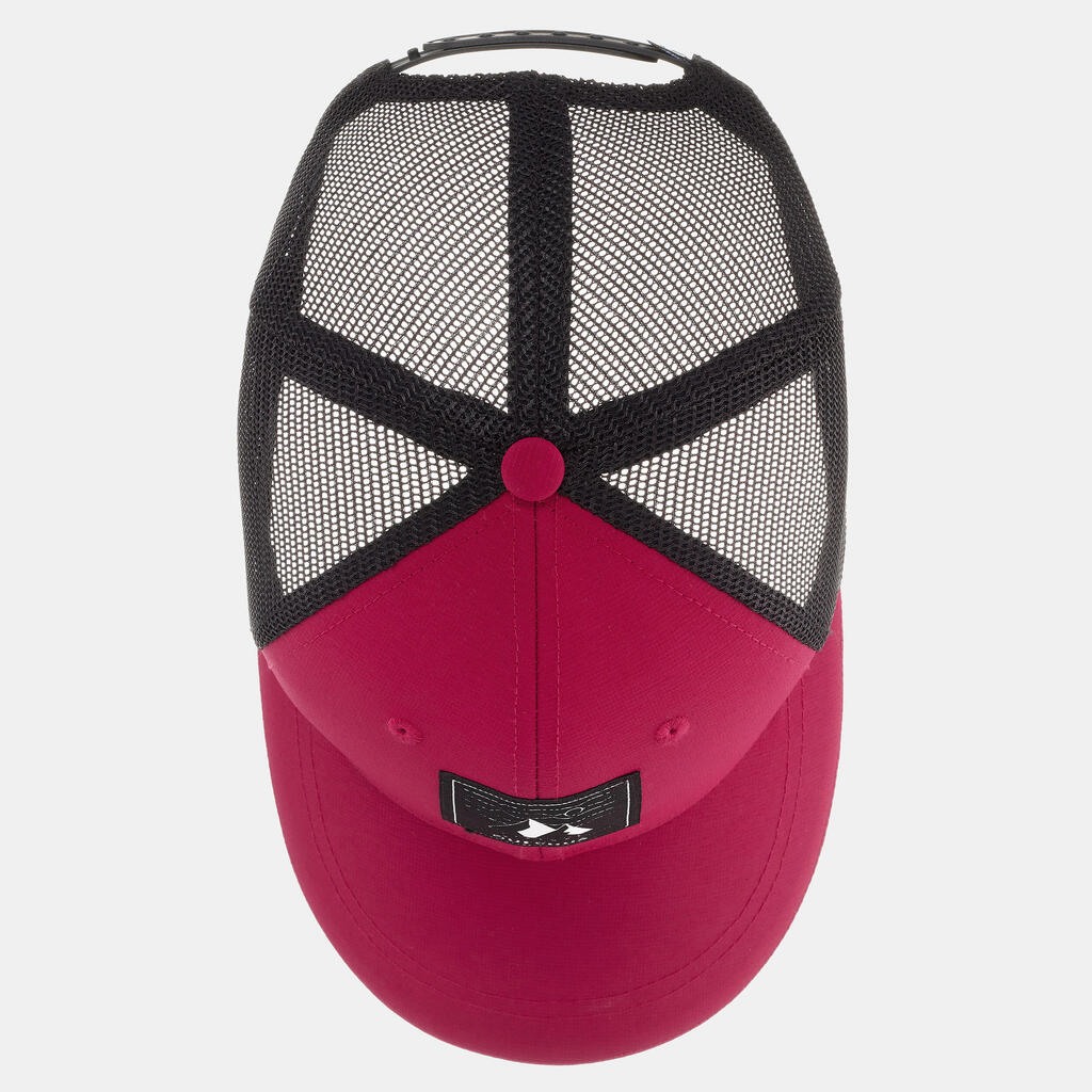 Casquette trucker enfant, mh100 bleue bordeau