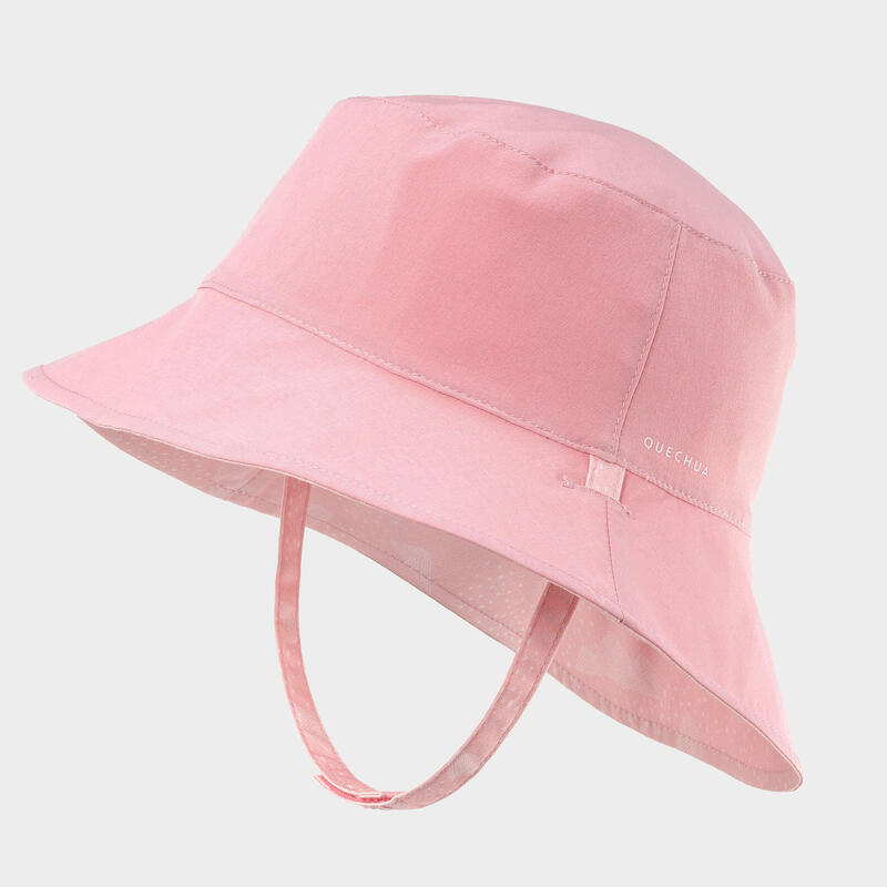 Cappello montagna bambina MH100 ANTI-UV rosa
