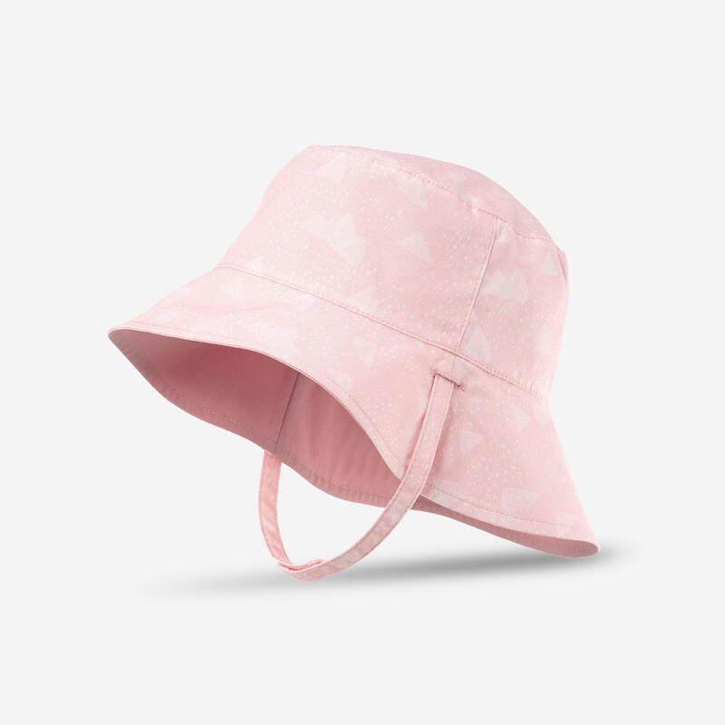 Cappello montagna bambina MH100 ANTI-UV rosa