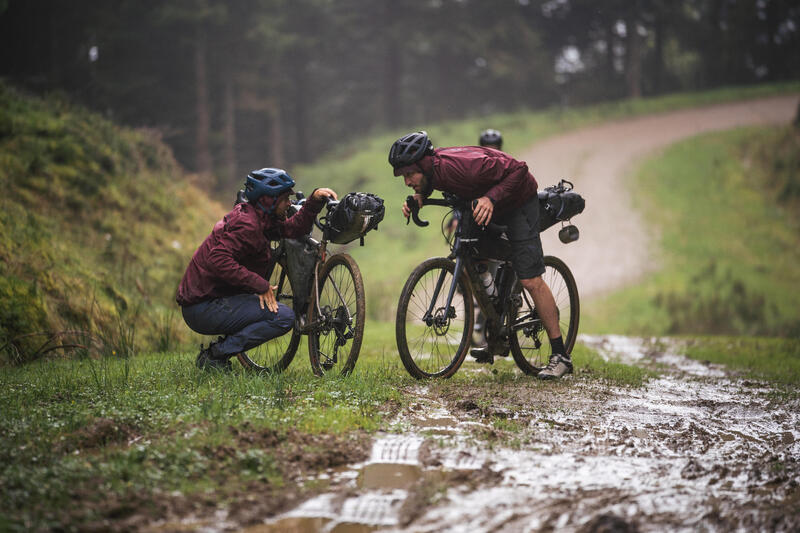 Svrchní nepromokavé cyklistické kalhoty Gravel 