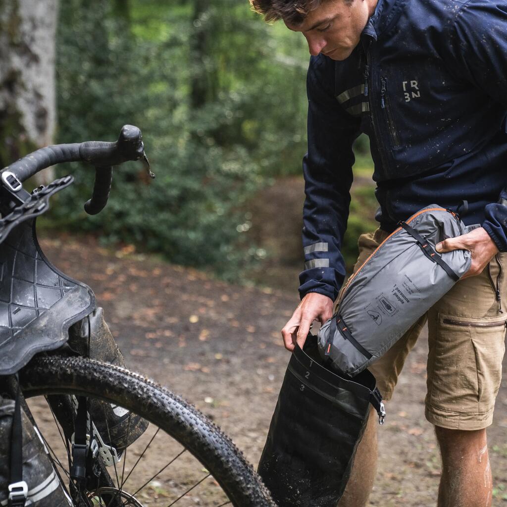 Vodotesná taška na riadidlá od 5 do 15 l BIKEPACKING