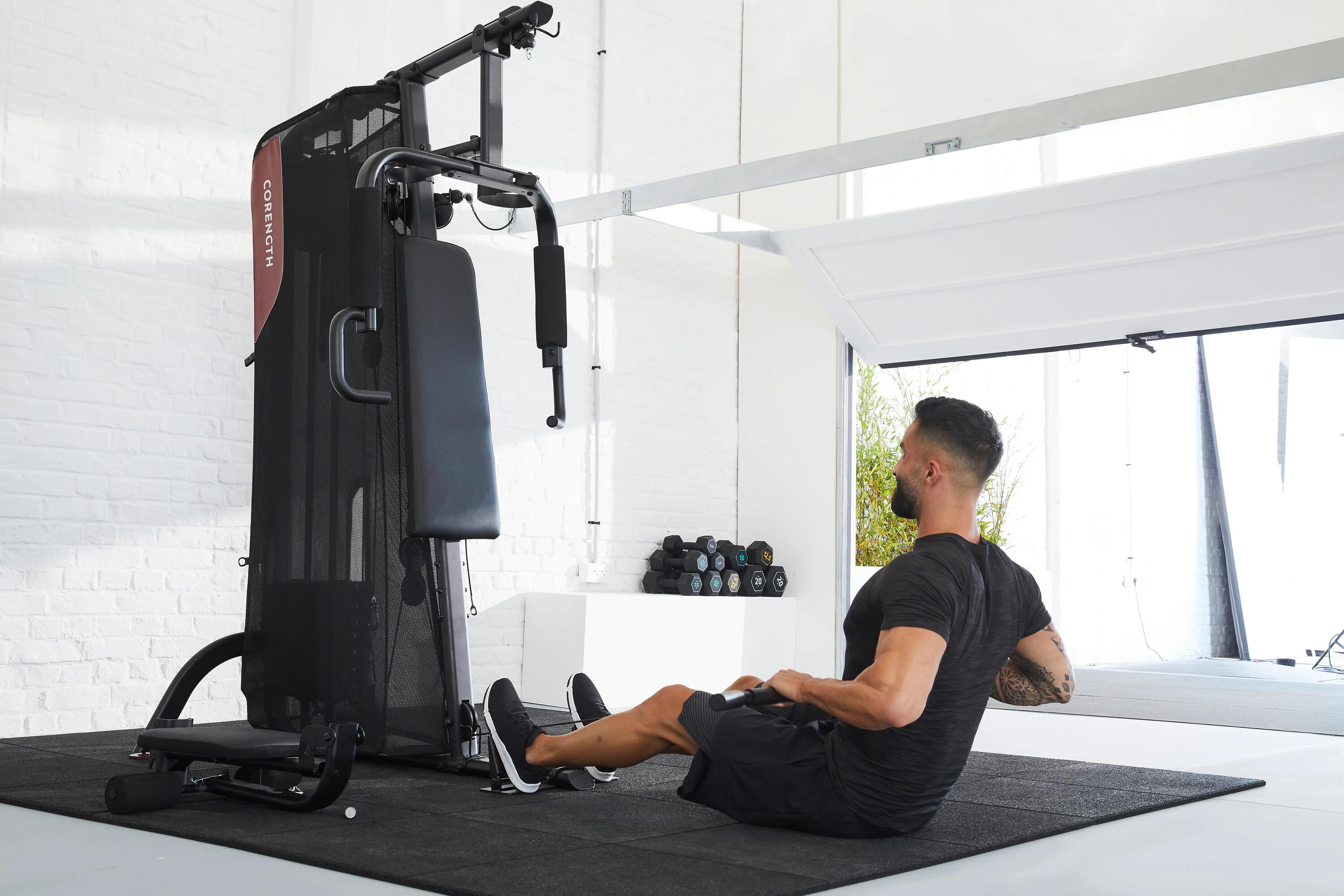 Machine musculation charge guidée compact - Home gym 900 23/25