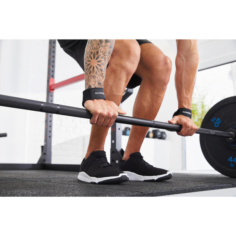 Par Cintas Agarre Powerlifting Straps Cross Gym Fitnesas