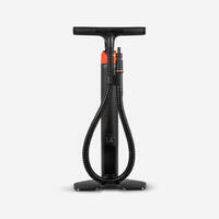 Double action high-pressure hand pump for kayaks and stand up paddle boards