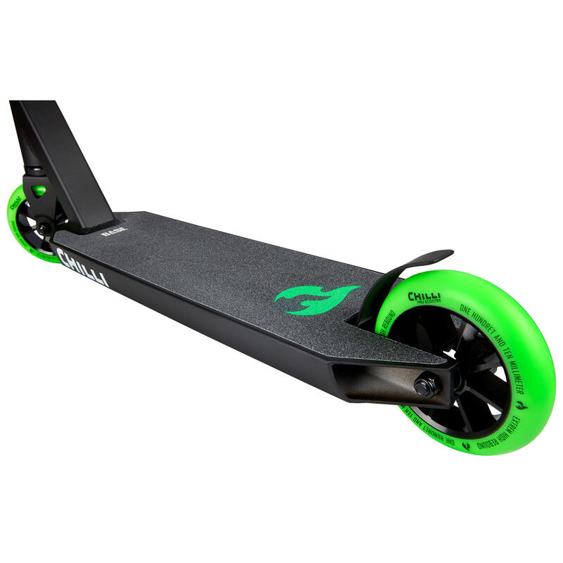 Stunt-Scooter Chilli Pro Scooter Base schwarz/grün