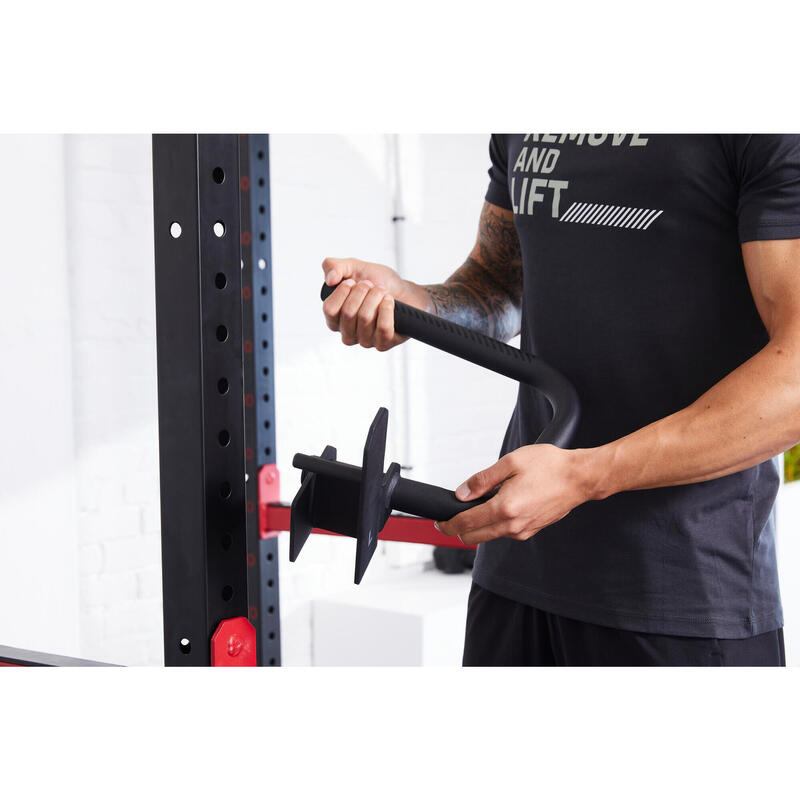 Supports dips pour rack de musculation x2 - Kit dips