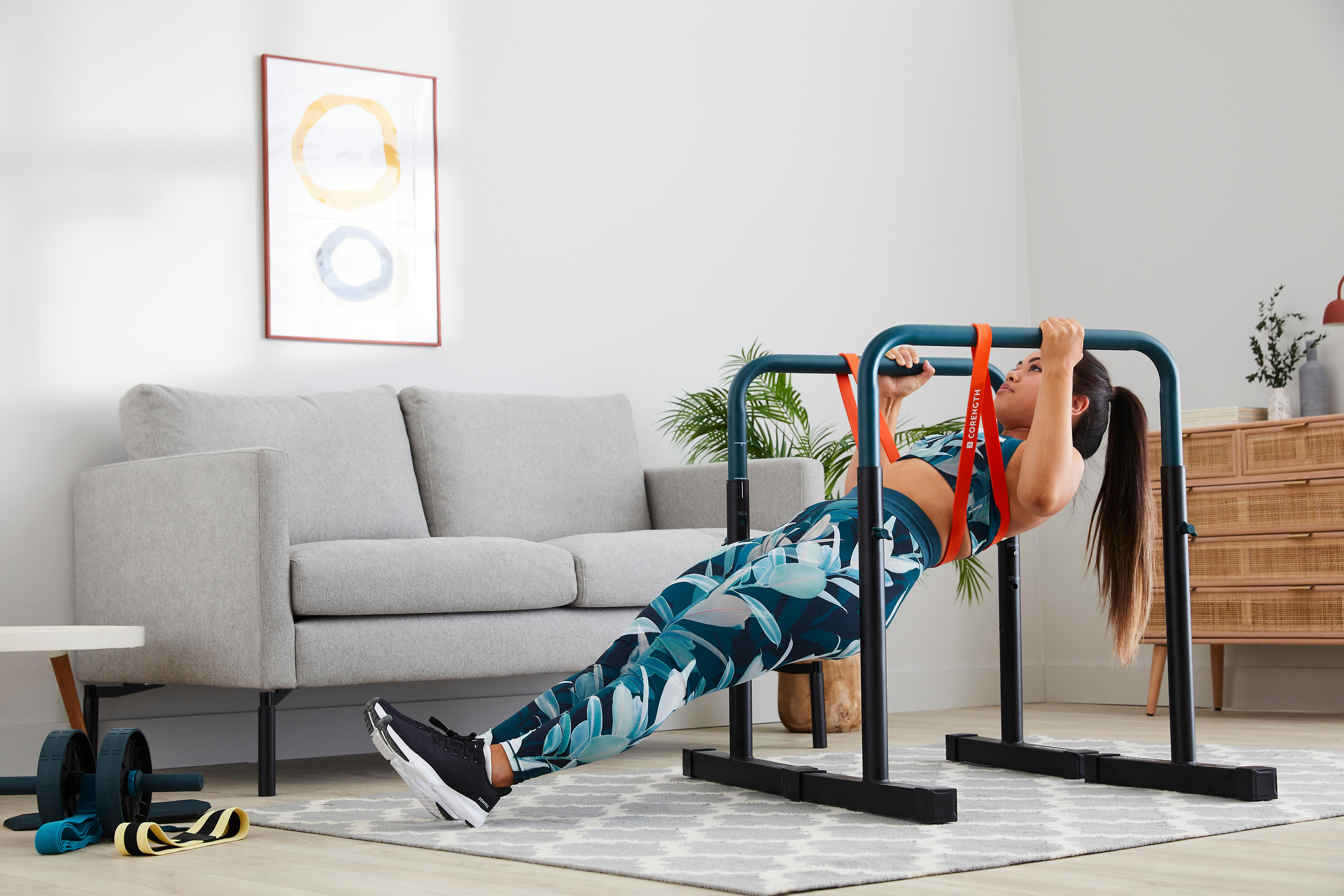 Adjustable Dip Bars Training Station 100
