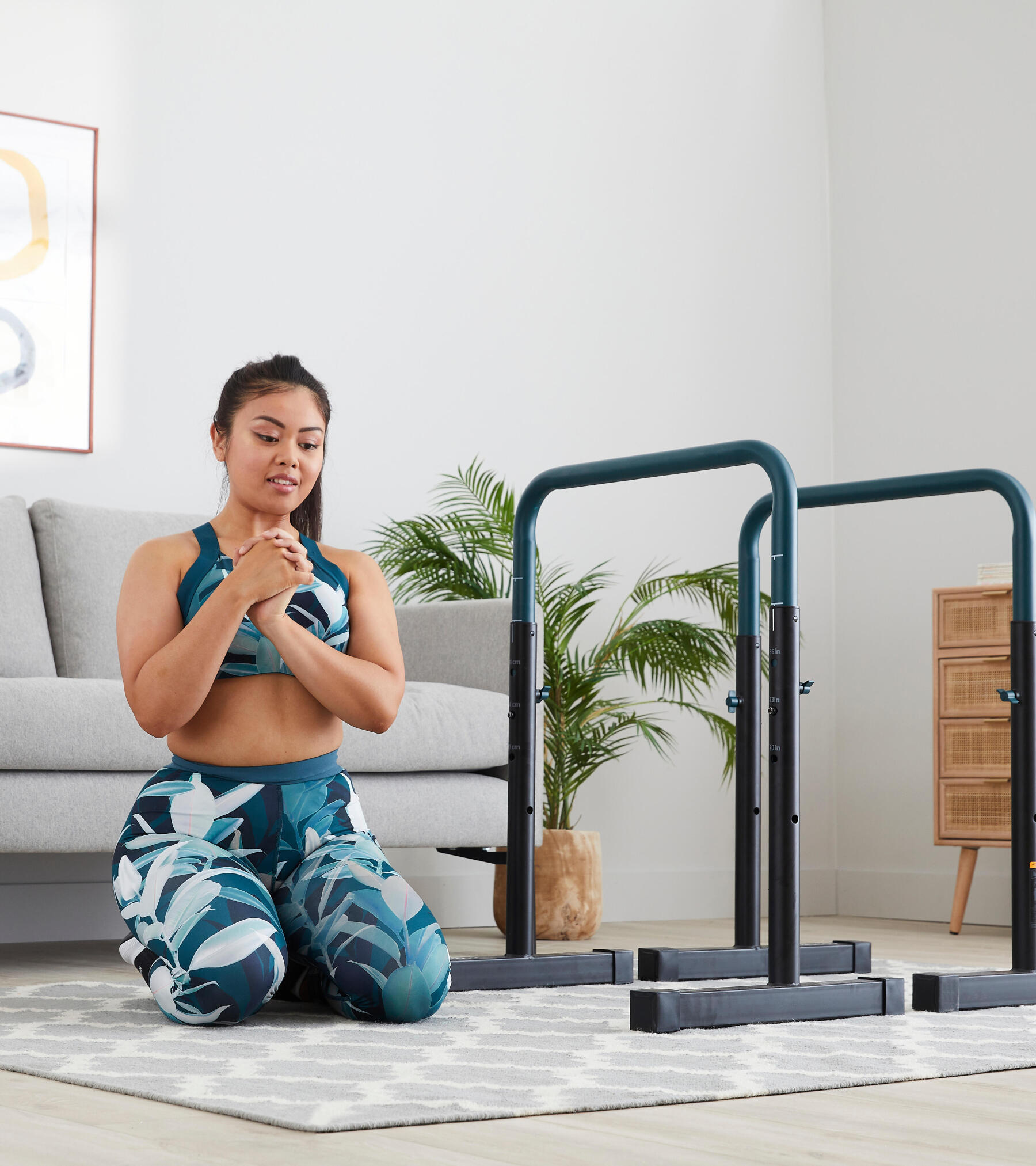 Quels Exercices faire avec ma training station 100  (Barres à dips ) ?