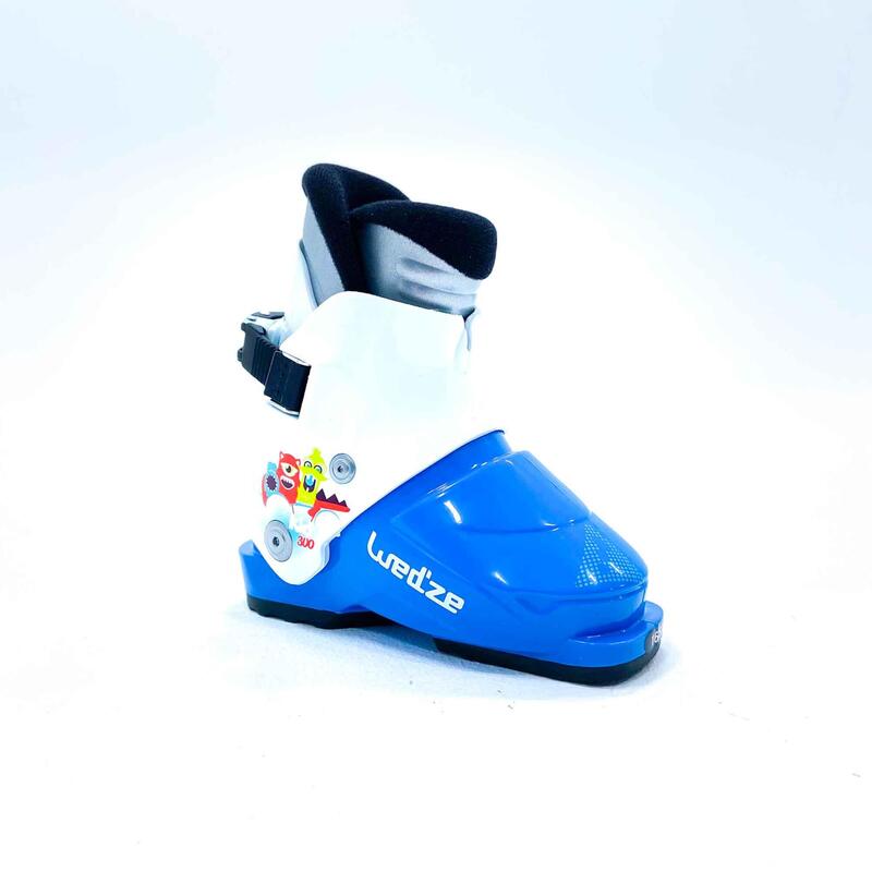 Bota de Esquí Niños Wedze 100 RTL Alpino Azul/Blanco