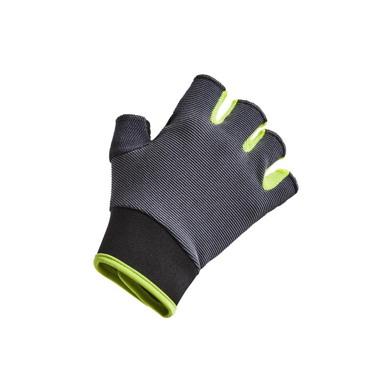 Kids' Cycling Gloves 500, Ages 8-12 Years - Black/Yellow