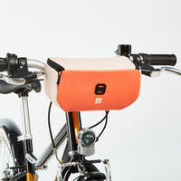 Koralnoroze dečja torbica za upravljač bicikla