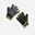 Guantes ciclismo niños Btwin 500 negro amarillo