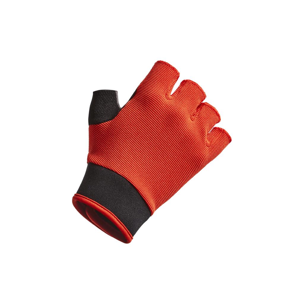 GUANTES PARA BICICLETA NIÑOS 500 ROJO