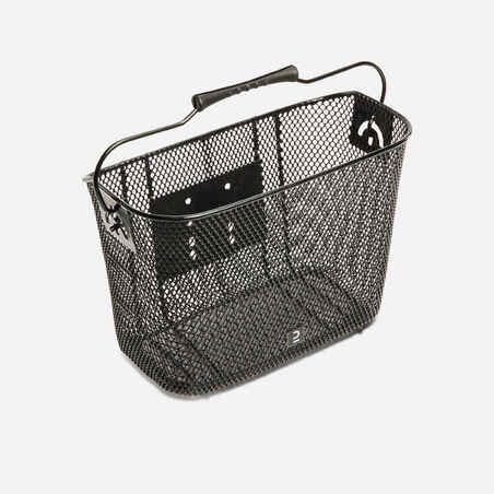 Kids' Metal Bike Basket - Black