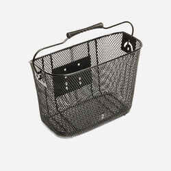 Kids' Metal Bike Basket - Black