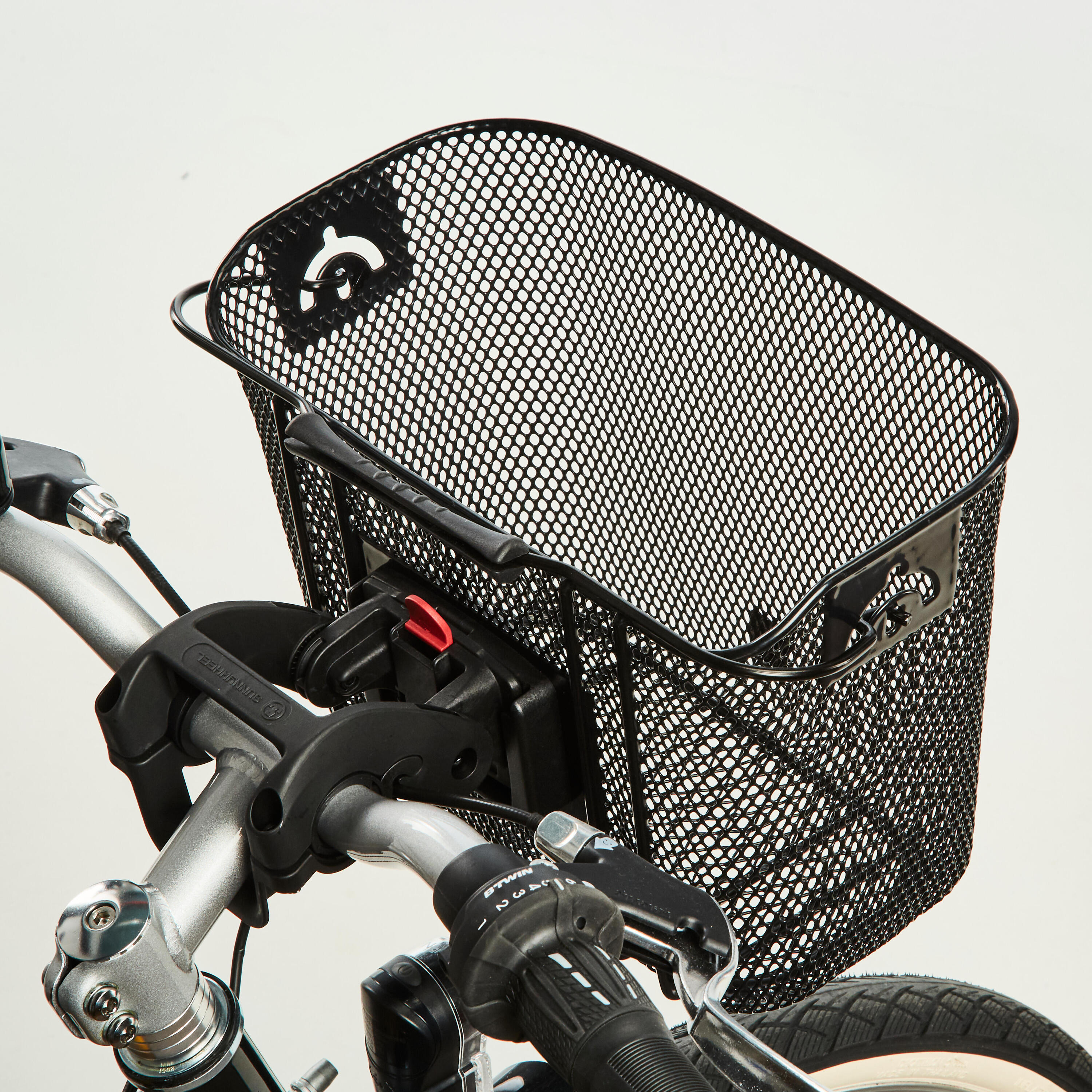 Kids' Metal Bike Basket - Black 3/5