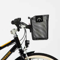 Kids' Metal Bike Basket - Black