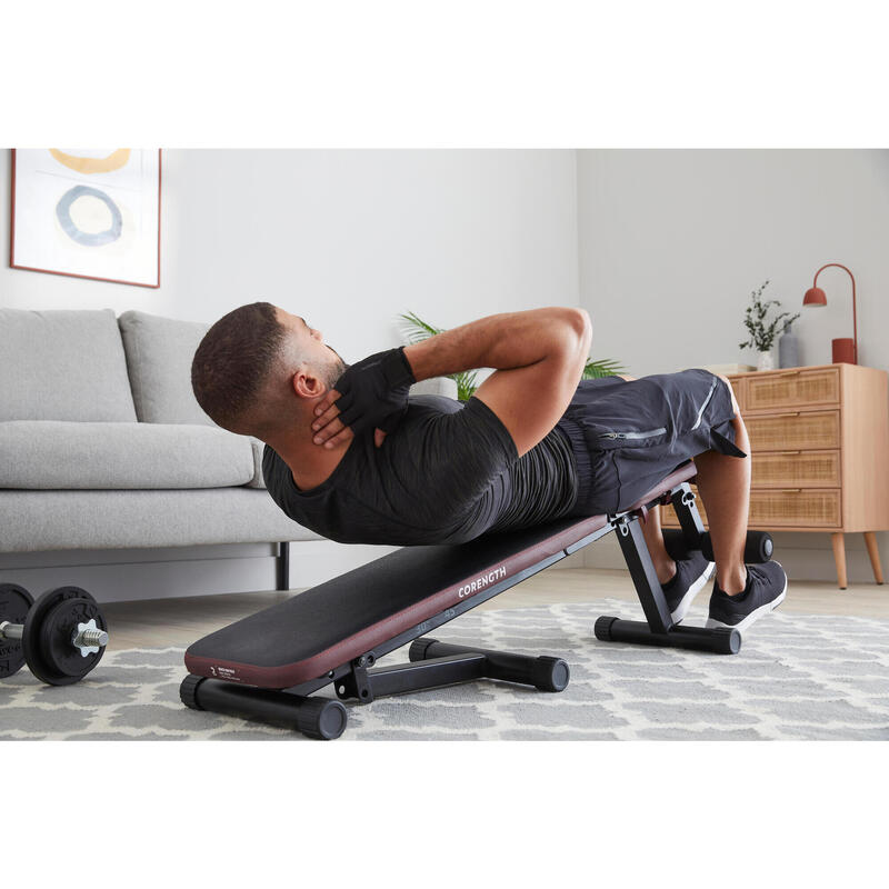 Foldable Weight Training Bench