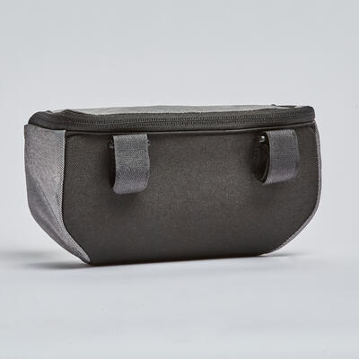 Borsa manubrio bici bambino nero-grigio