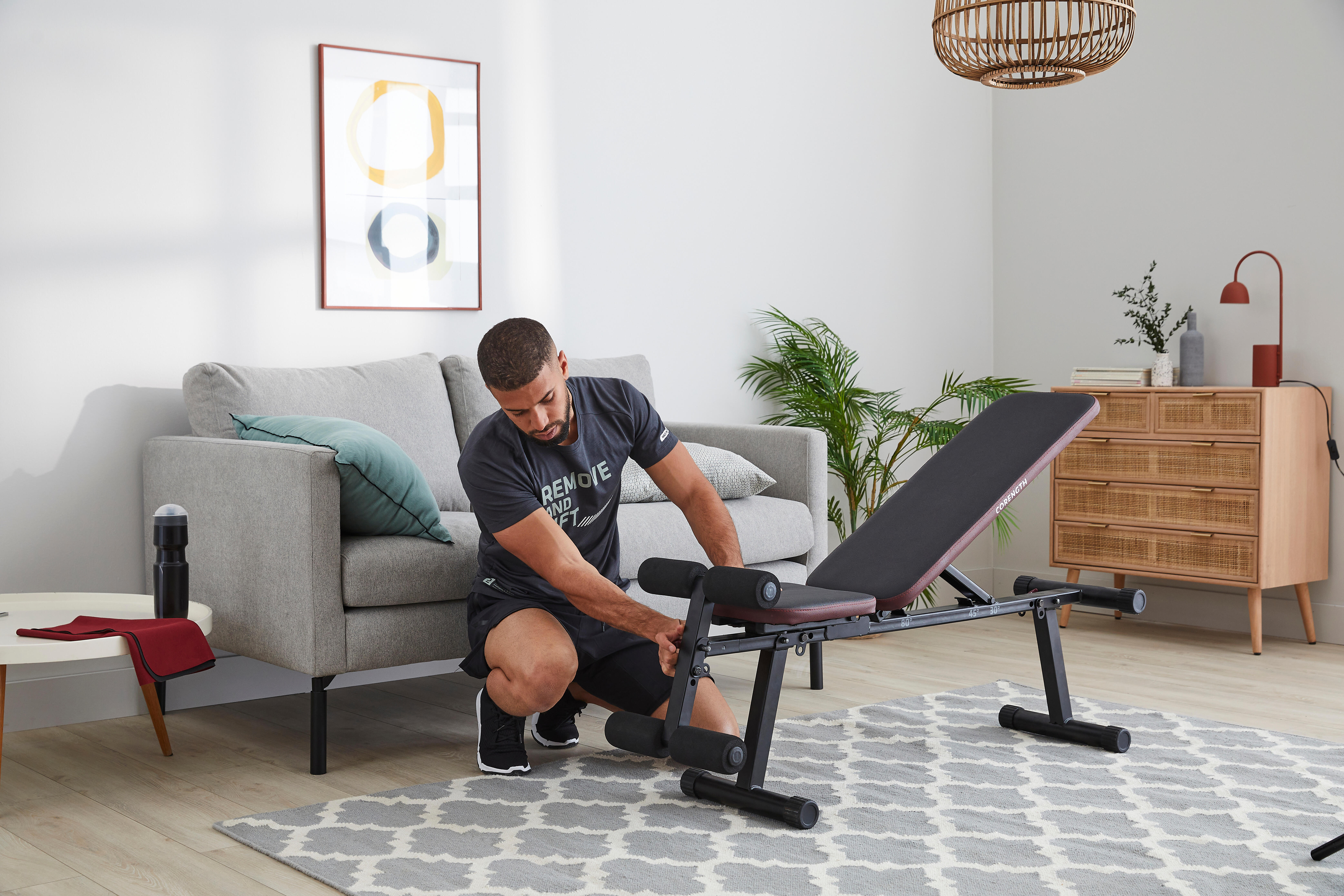 Banc de musculation inclinable – 500 - CORENGTH