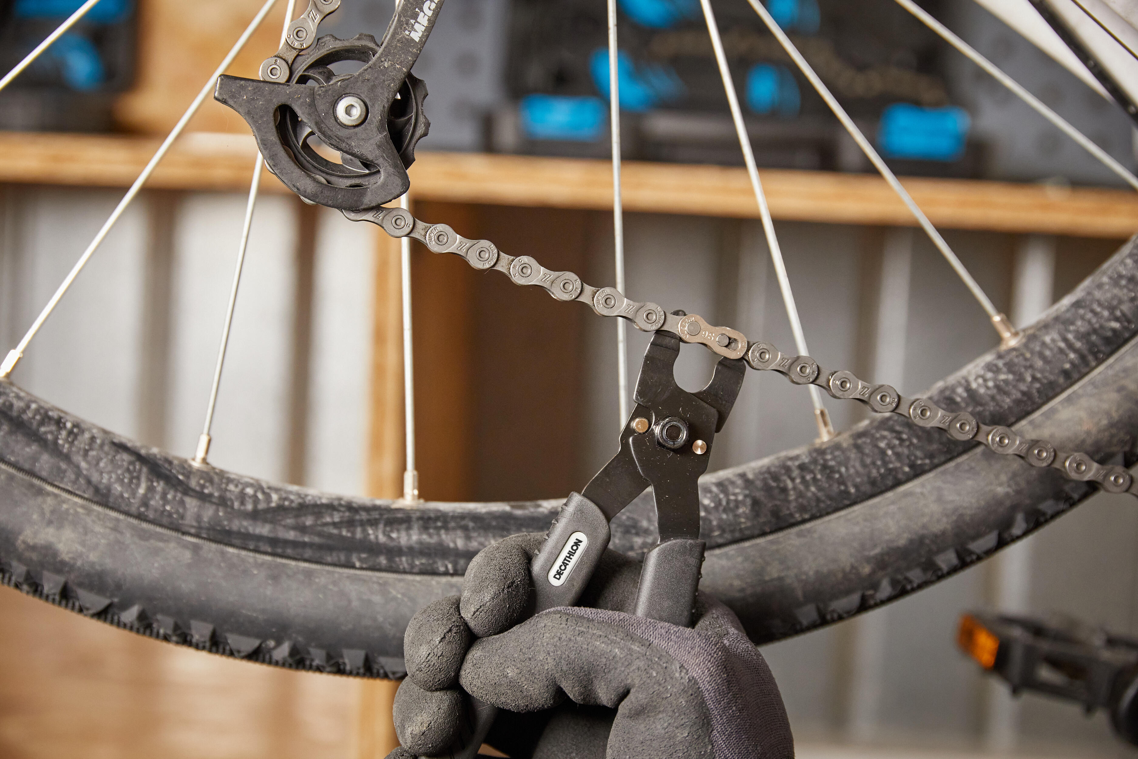 Pince-attache rapide de chaîne de vélo - DECATHLON
