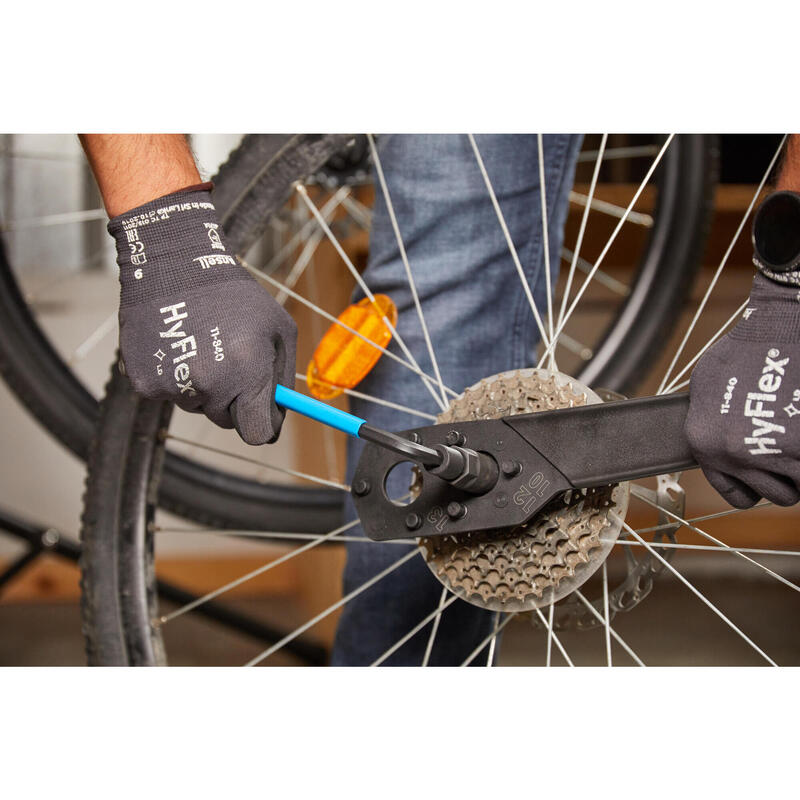WTpin 5 Pièces Fouet à Chaîne de Vélo, Kit d'outils de Chaîne de Vélo avec  Fouet à Chaîne, Outil de Retrait de Cassette de Vélo, Demonte Roue Libre