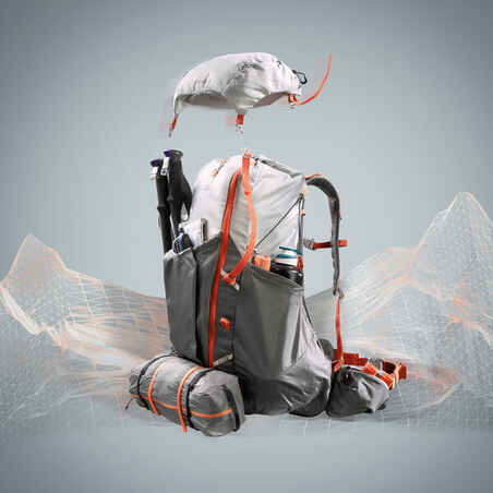 Women's Ultralight Trekking Backpack 45+10 L - MT900 UL - Decathlon