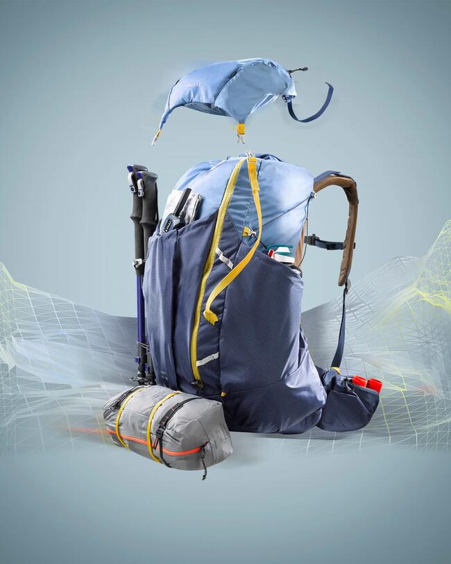 Sac à dos de trekking ultra-léger homme 50+10 L - MT900 UL