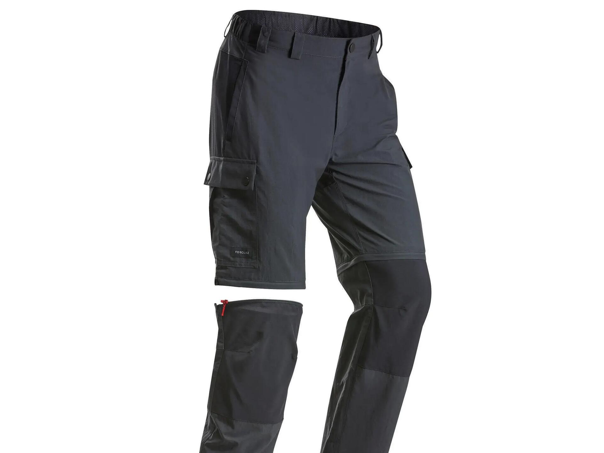 Calça em Poliamida Modular Masculina de Trekking Forclaz