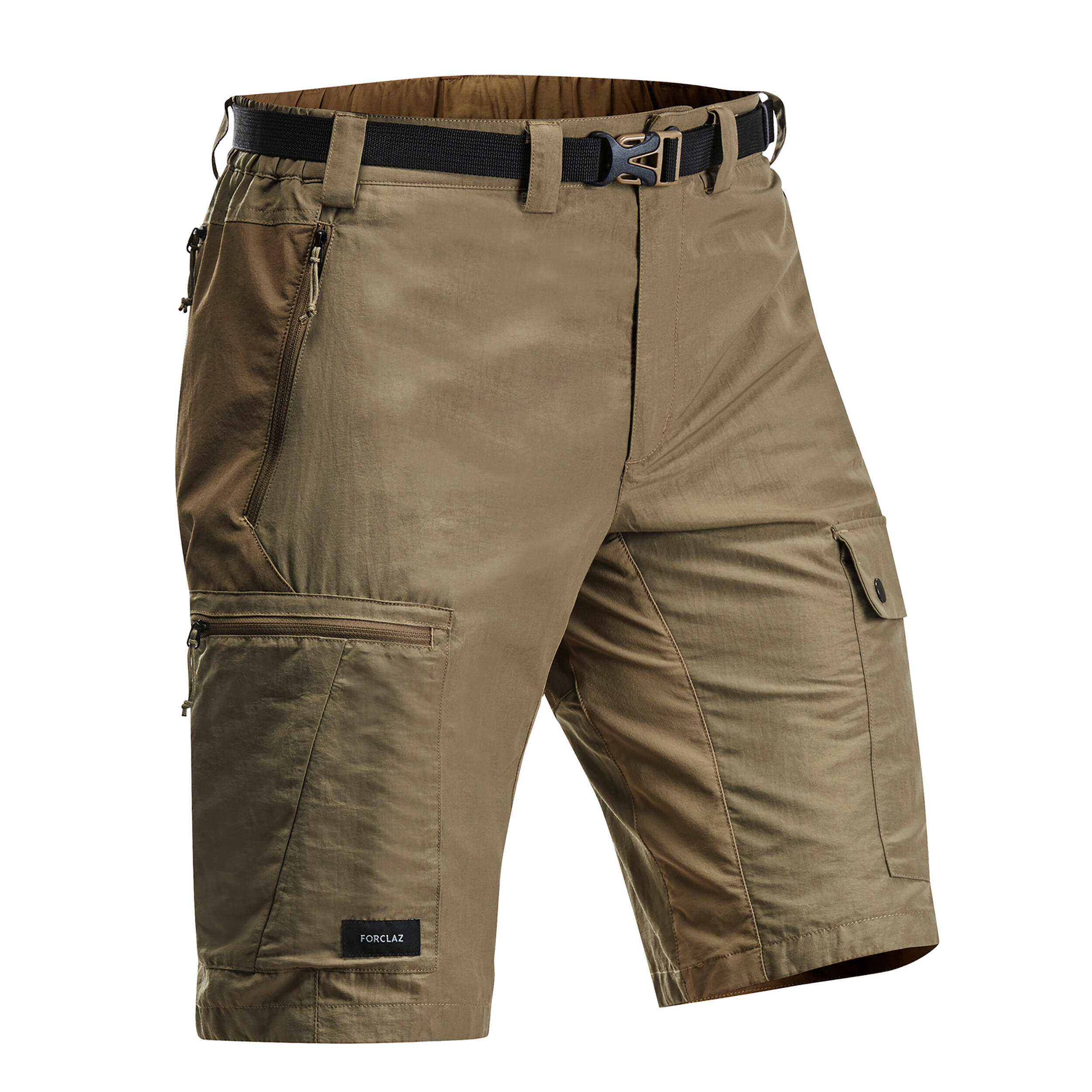 Pantaloncini trekking uomo MT500 marroni FORCLAZ Decathlon