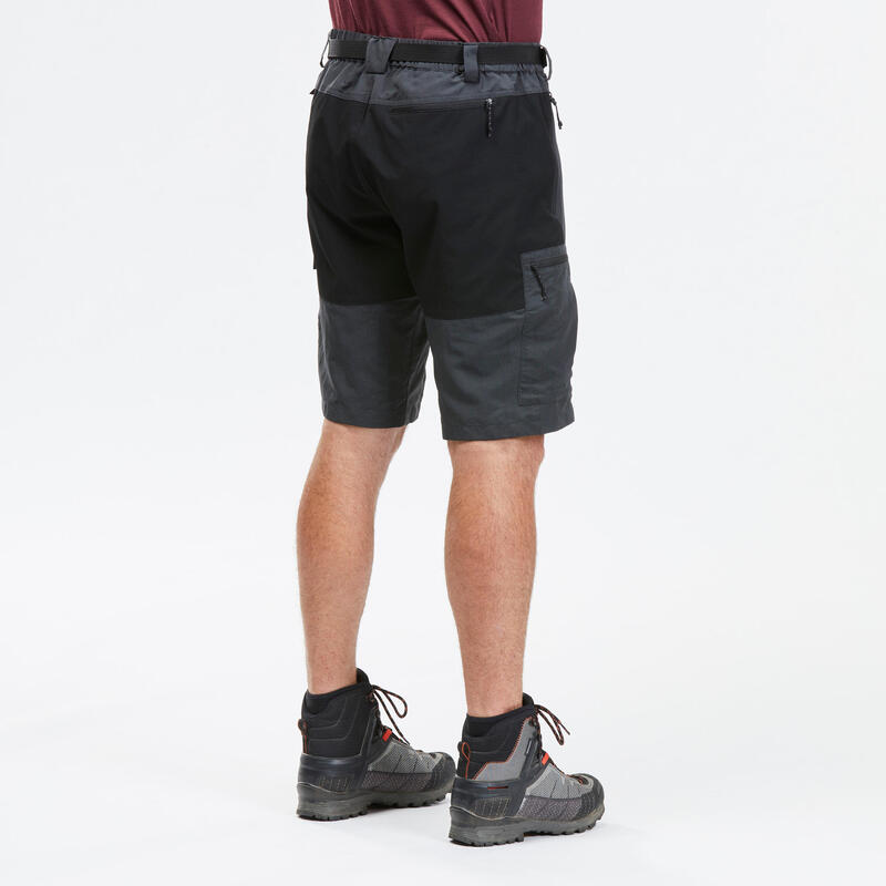 Pantaloncini trekking uomo MT500 grigi