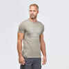 Merinoshirt Herren kurzarm - Travel 100 grau