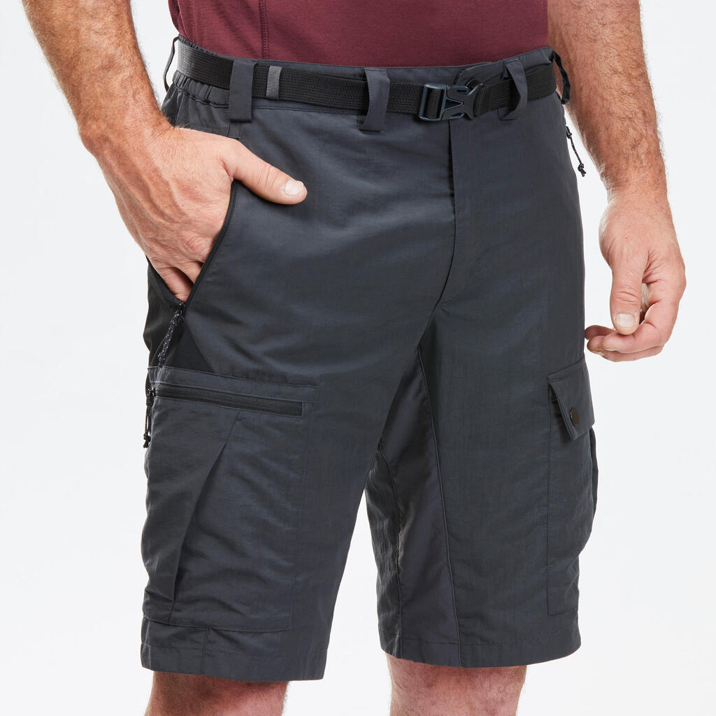 Trekkingshorts Herren robust - MT500 bordeaux