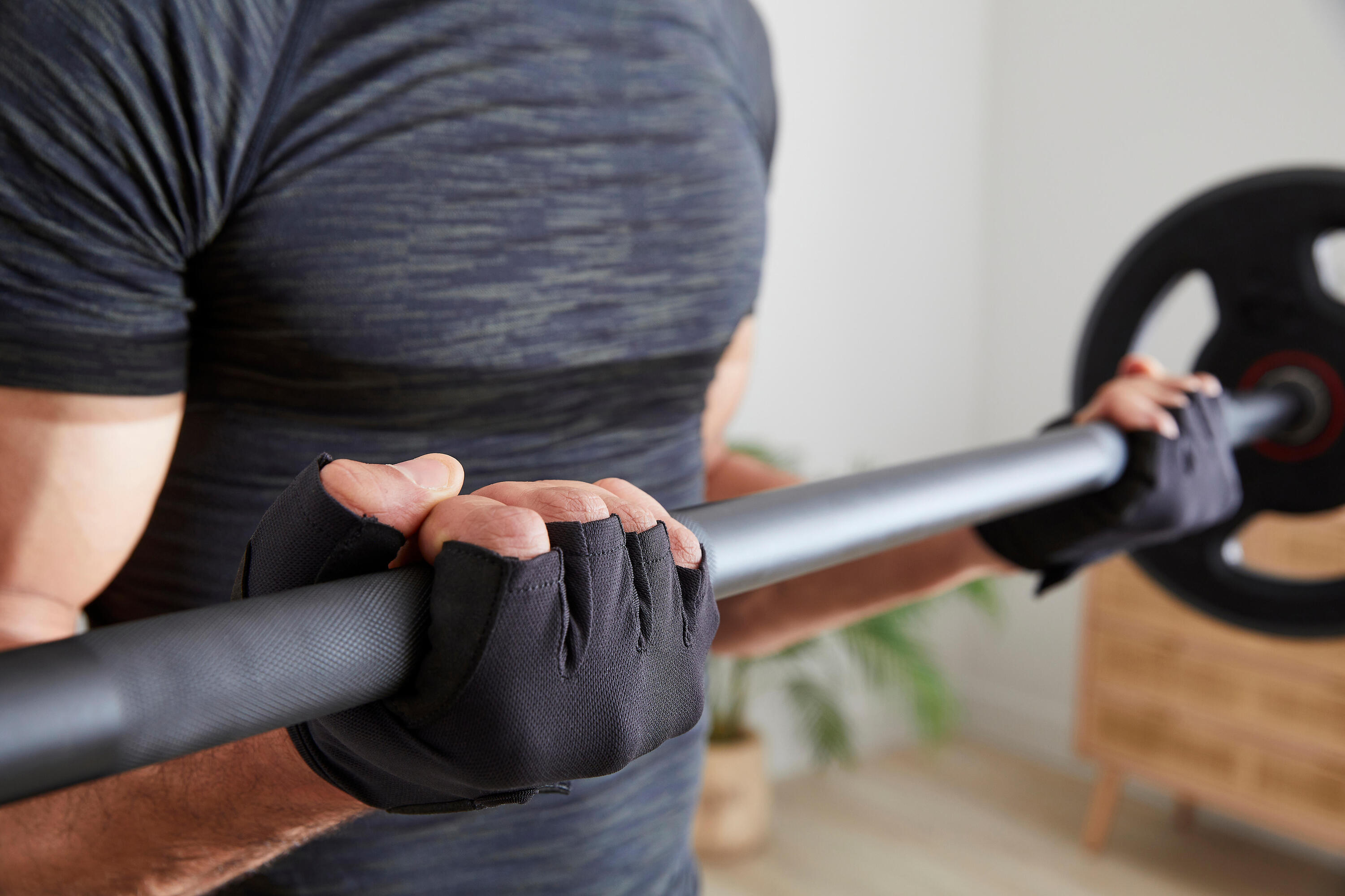 Weight Training Gloves - Black 8/10