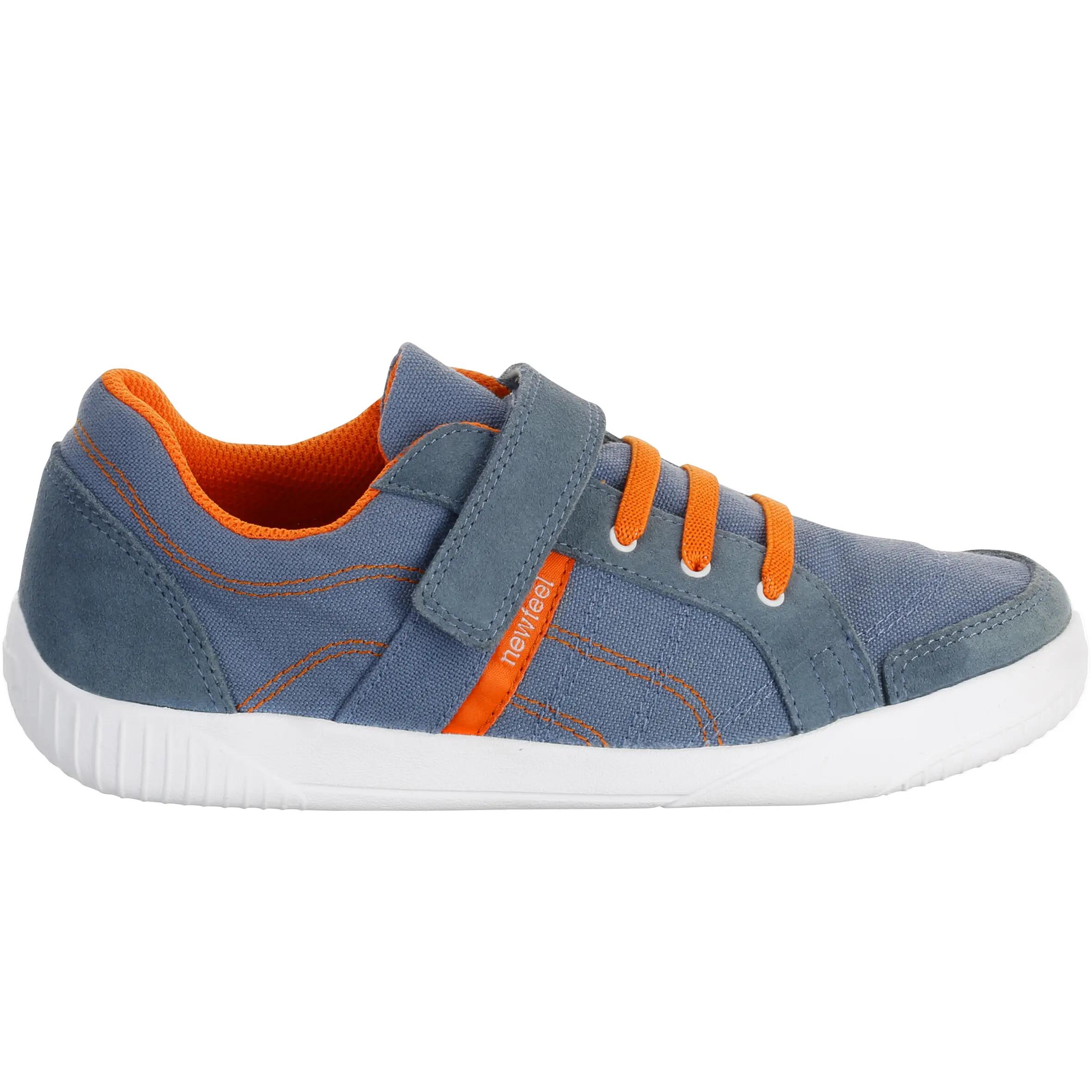 Jarry Canvas children's walking shoes denim orange 2/15