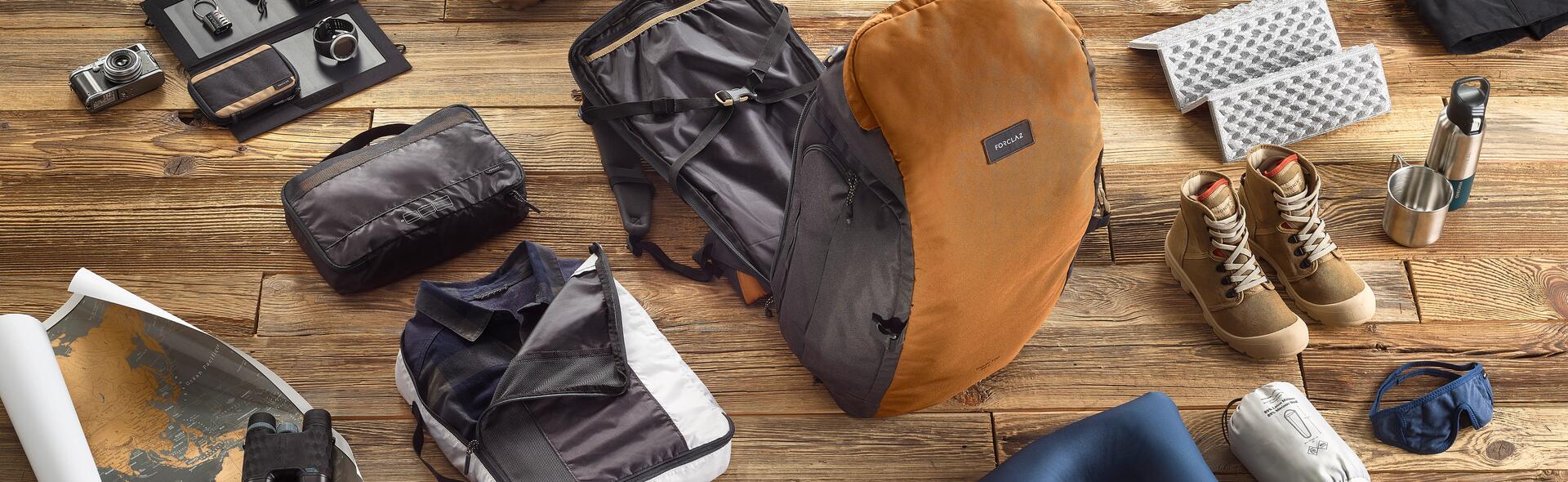 backpack preparation trip around the world 