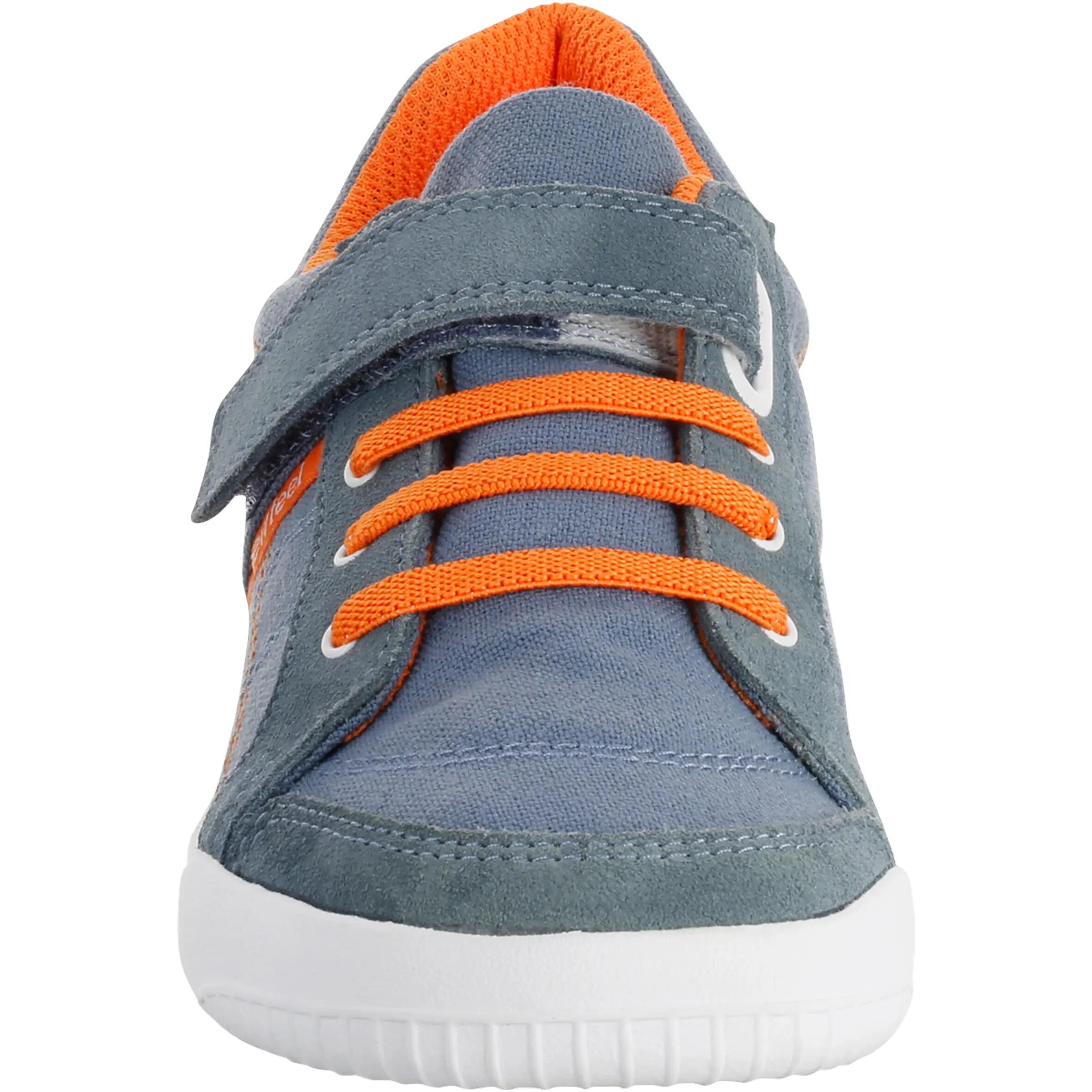 Jarry Canvas children's walking shoes denim orange 4/15