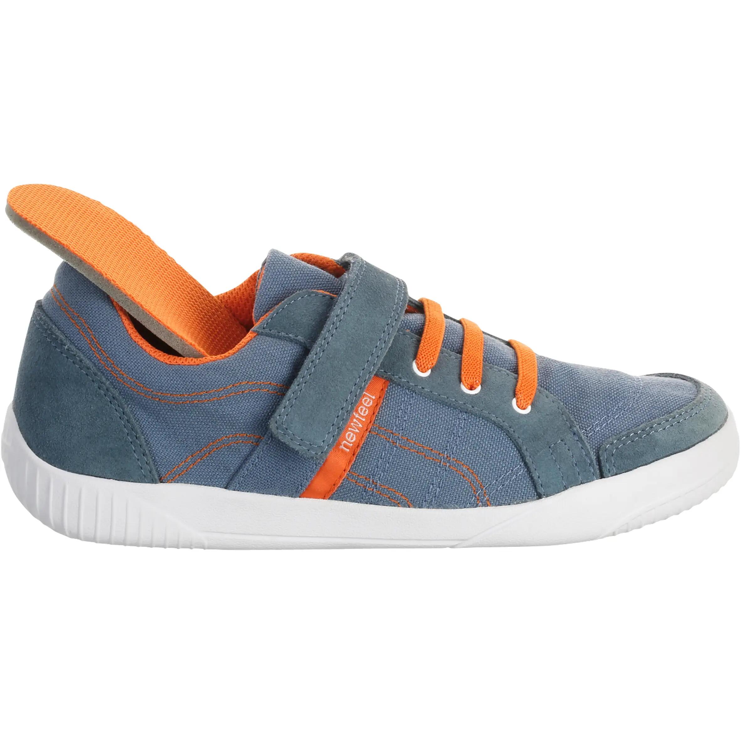 Jarry Canvas children's walking shoes denim orange 6/15