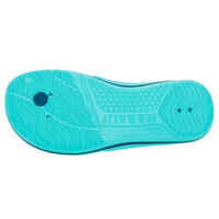 Women's Poolside Flip-Flops Tonga 500 Turquoise Blue