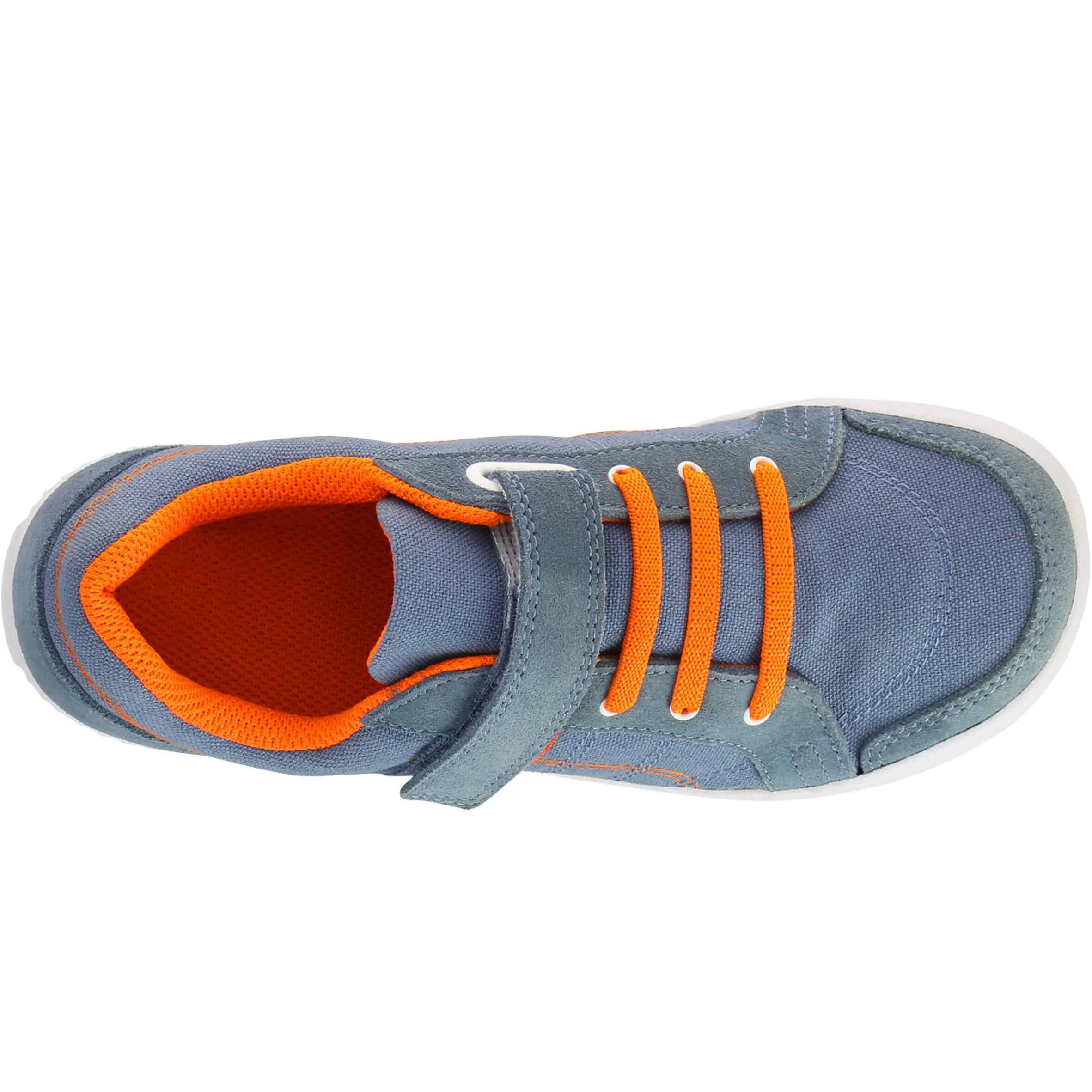 Jarry Canvas children's walking shoes denim orange 7/15