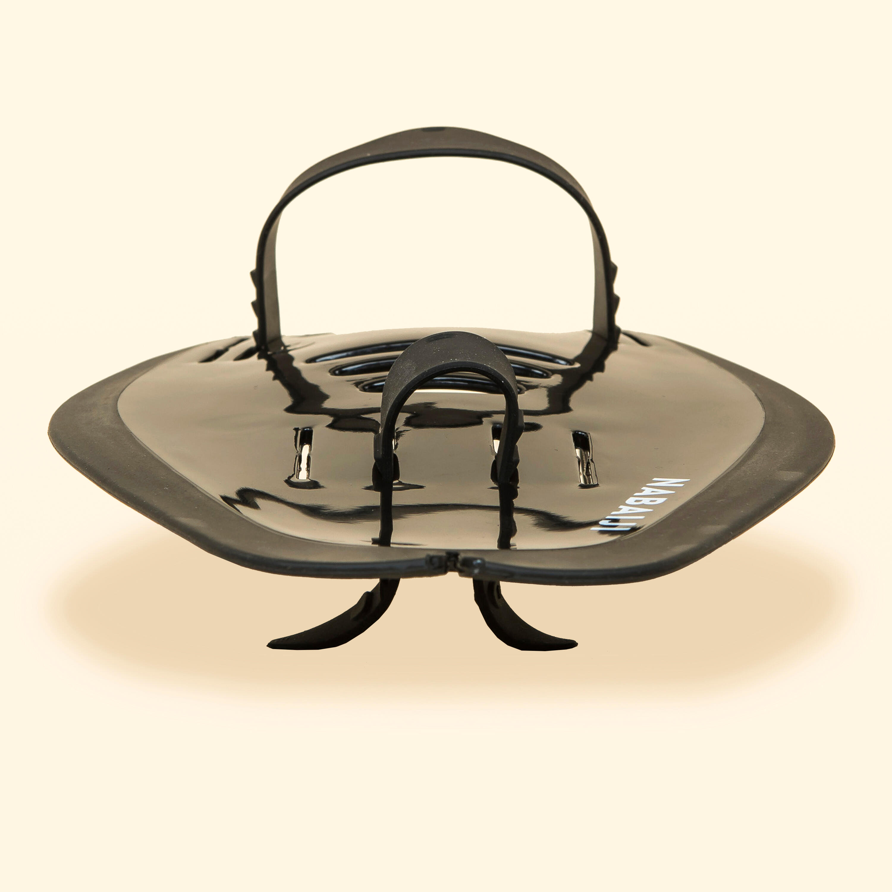 Swimming Paddles Size M 500 graphite black Nabaiji Decathlon