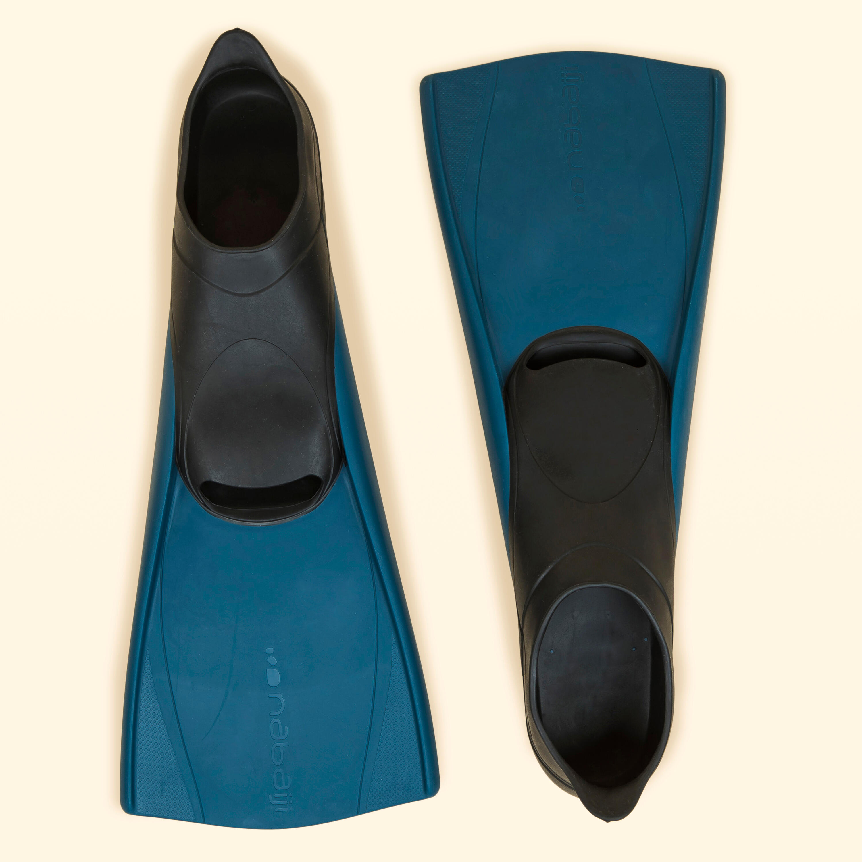 Swimming Fins Trainfins 500 Blue Black - Decathlon