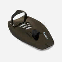 Swimming paddles 500 Size M Black