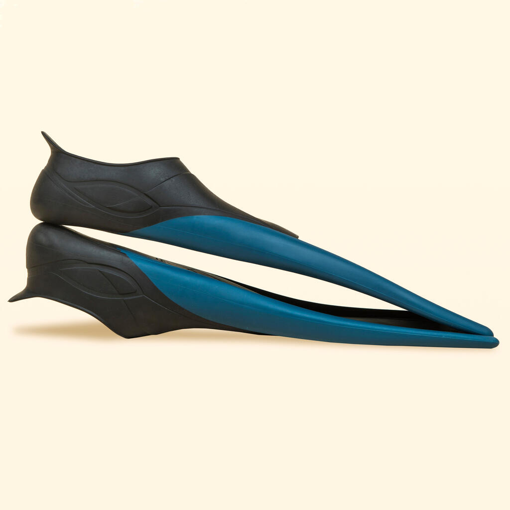 Swimming Fins Trainfins 500 Blue Black