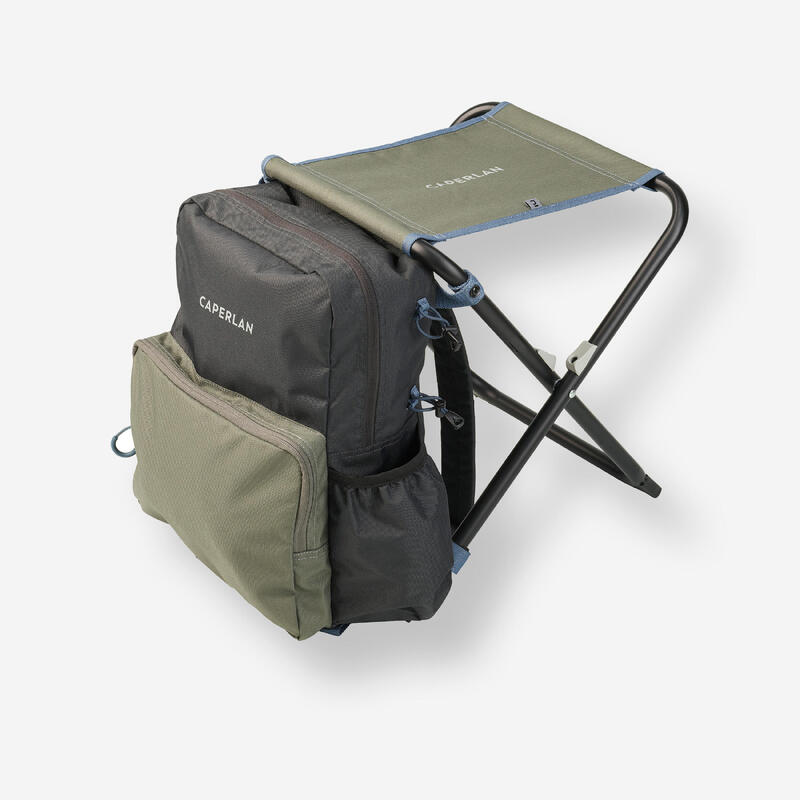 Silla Plegable Pesca con Mochila Esssenseat 100 Viaje