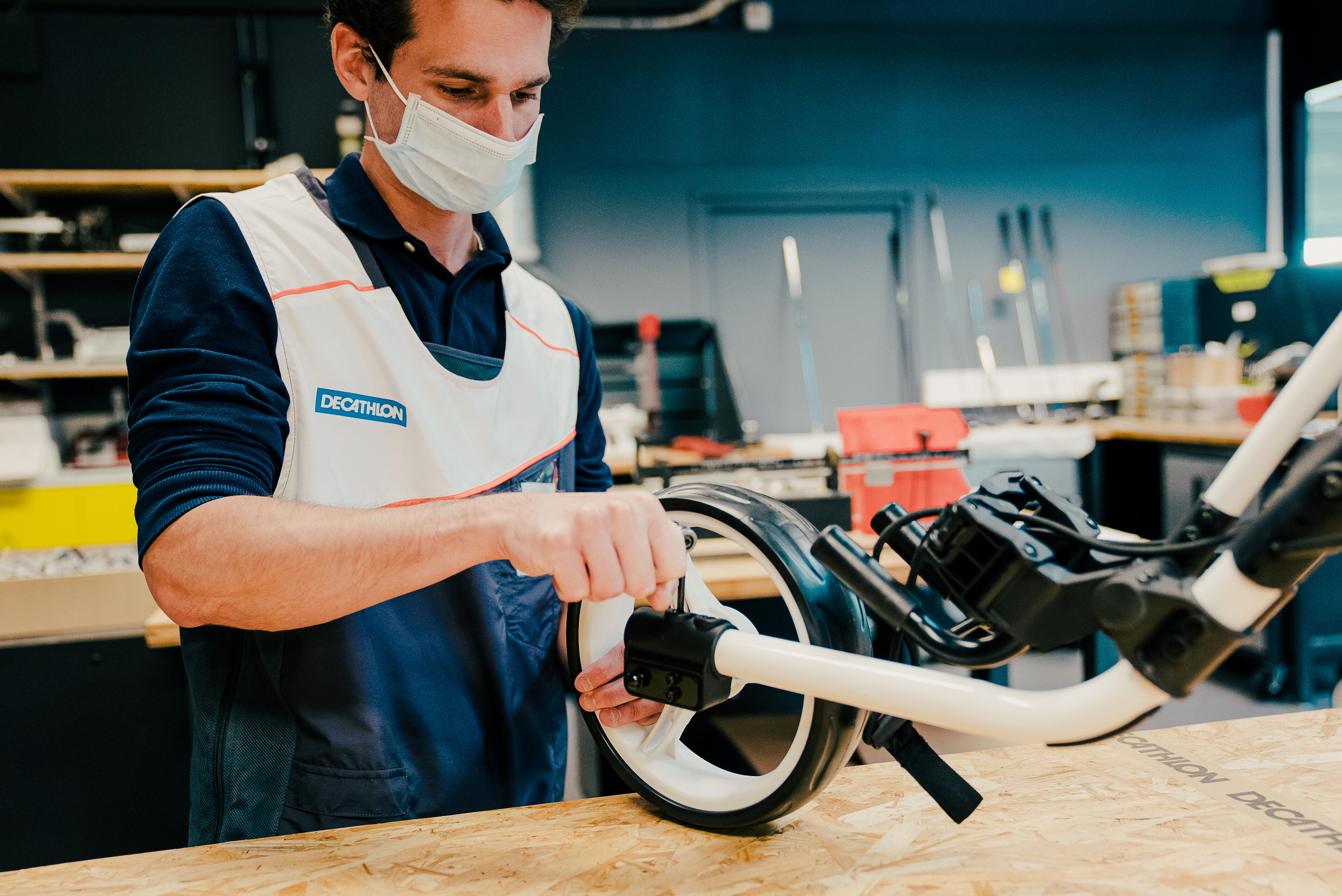 Remplacement de roue de chariot de golf - WORKSHOP
