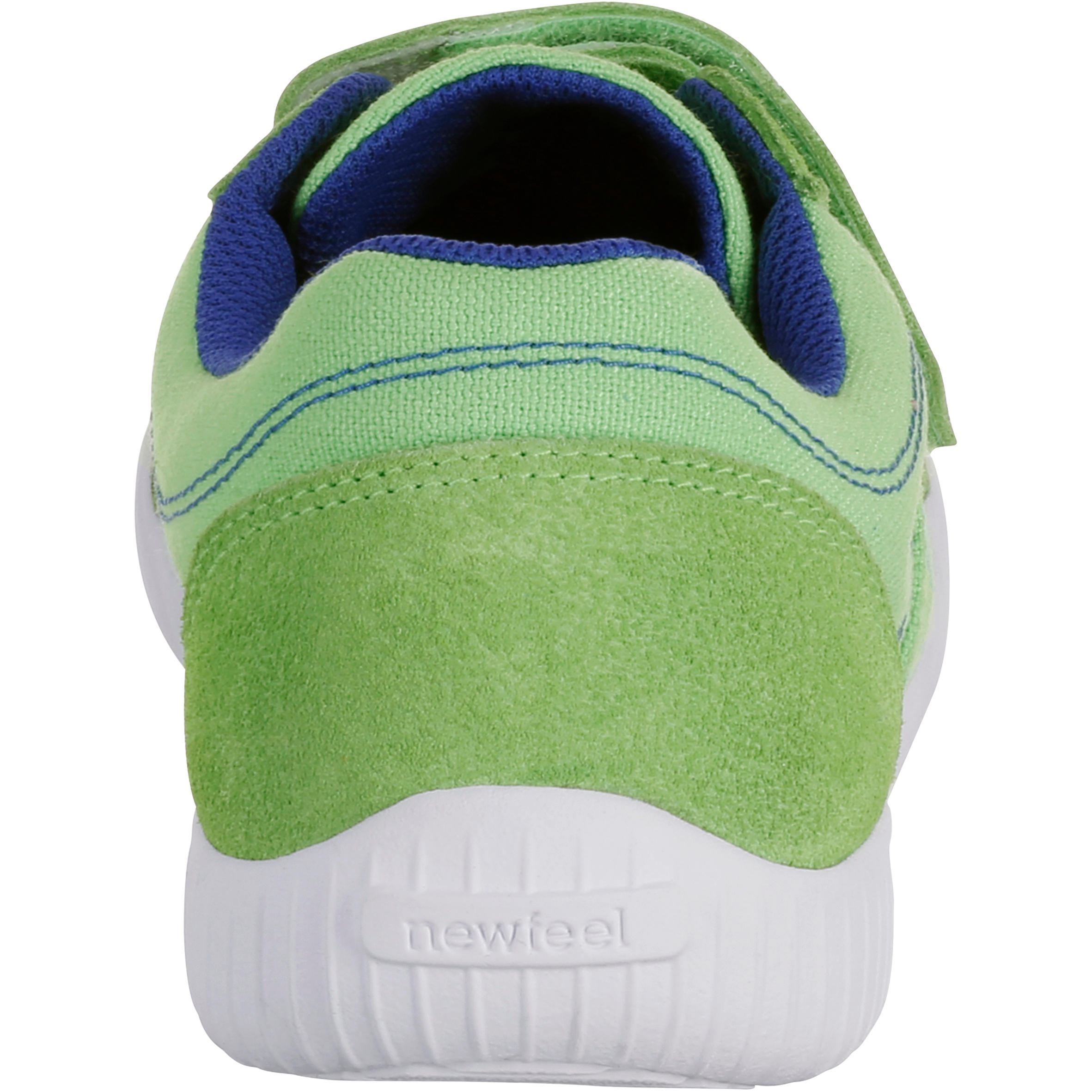 Jarry Canvas children's walking shoes green/navy 6/16