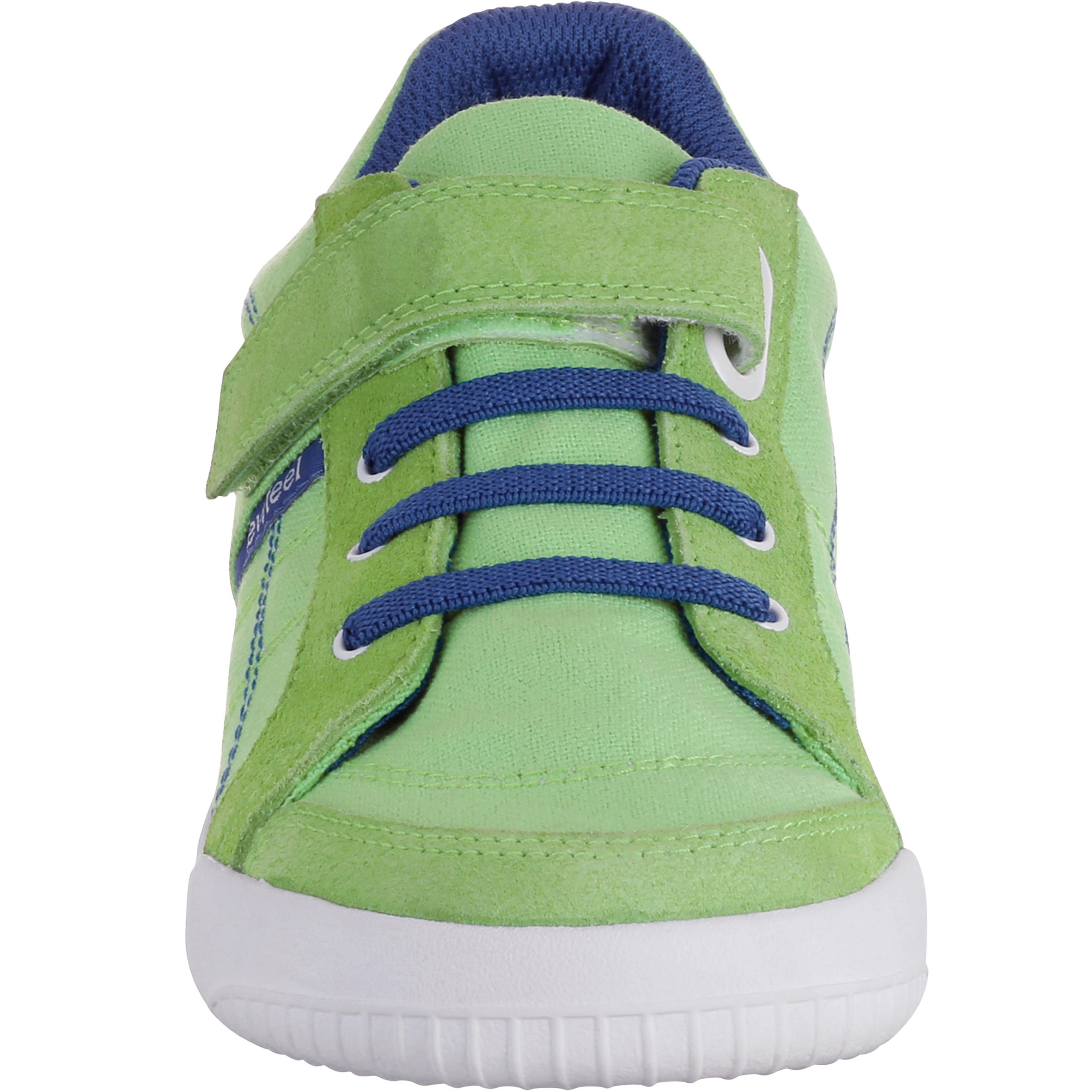 Jarry Canvas children's walking shoes green/navy 5/16