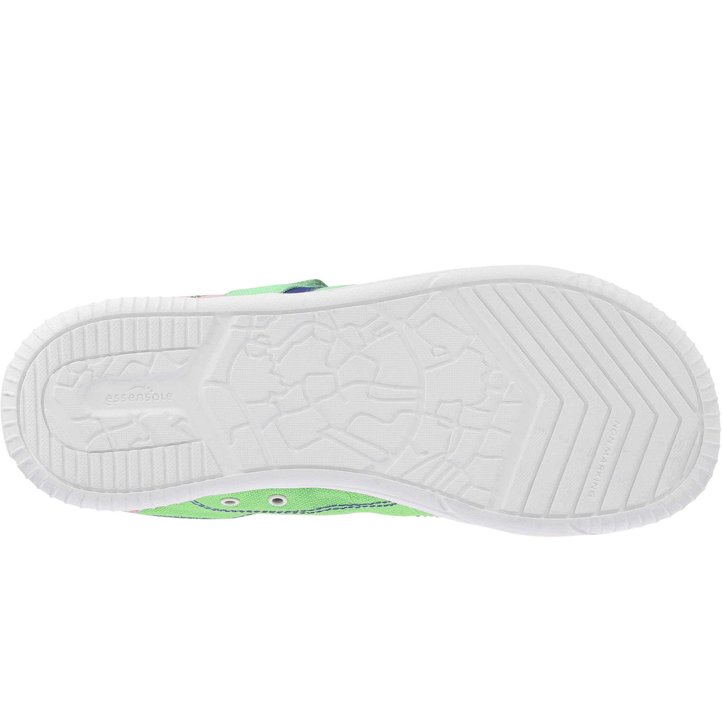Jarry Canvas children's walking shoes green/navy 8/16